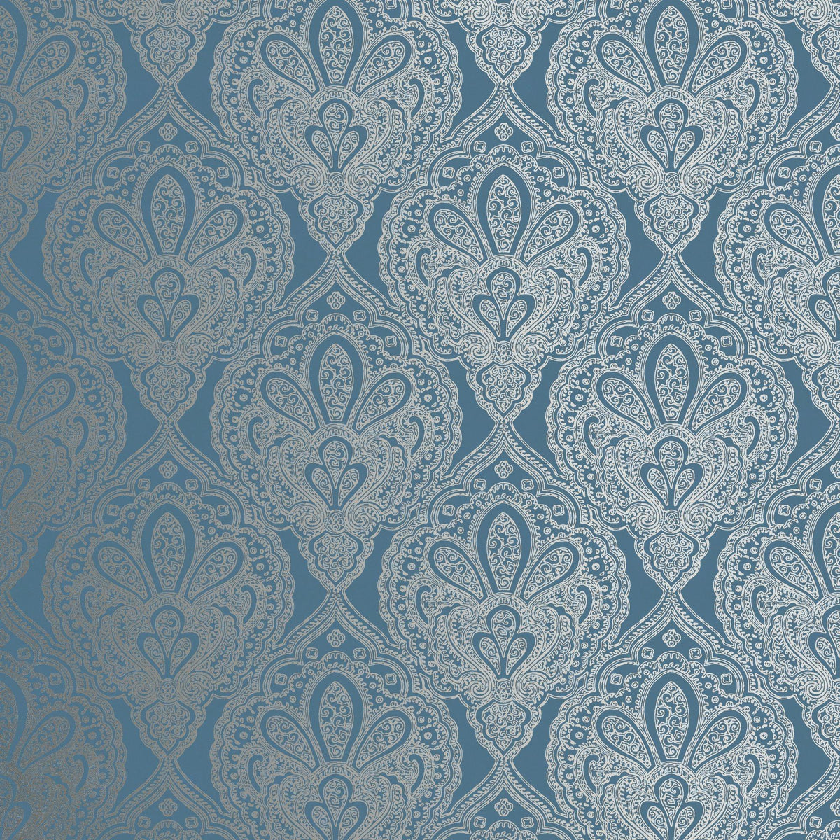 Galerie MX88034 Metallic FX 2 Damask Blue Wallpaper MX88034 Blue Wallpaper