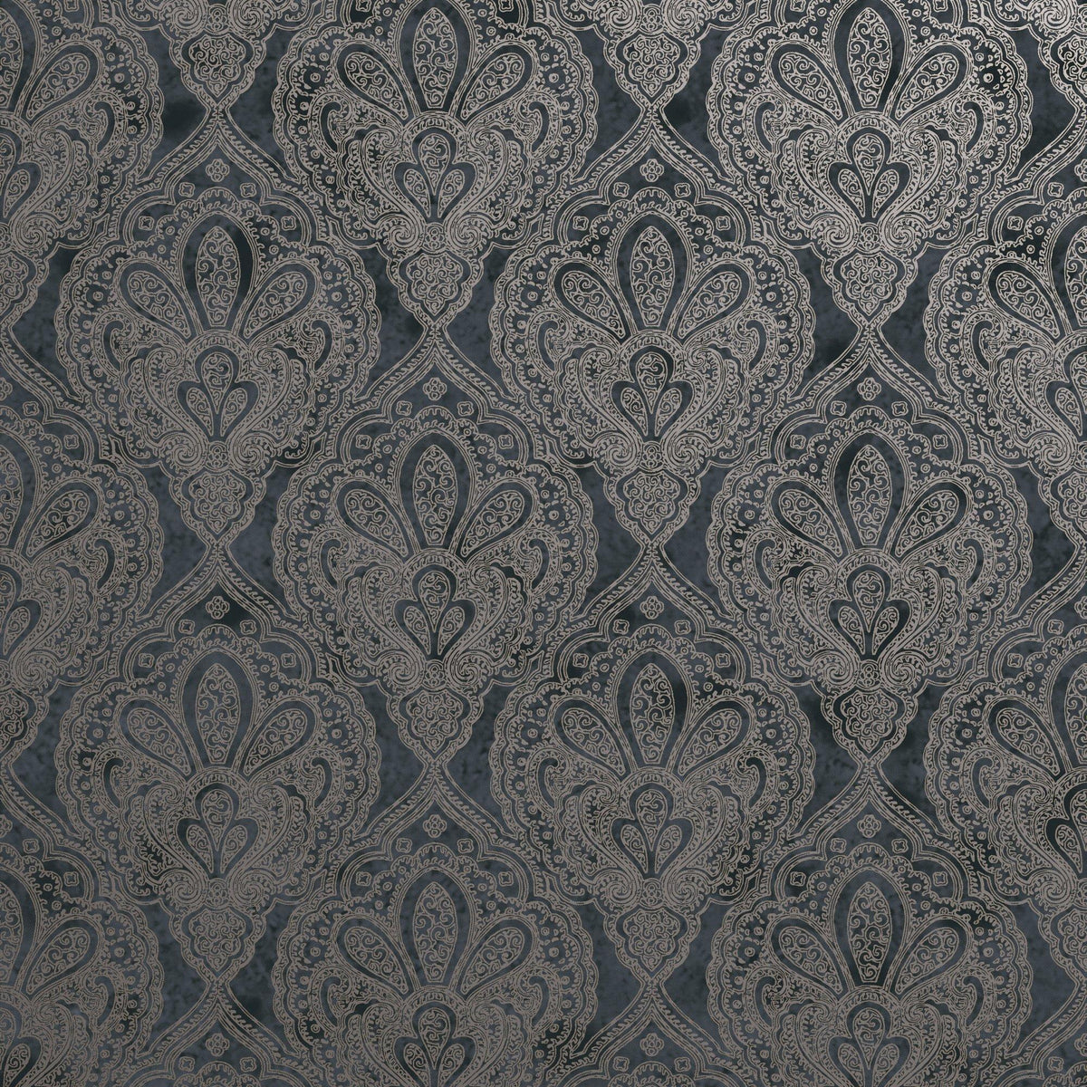 Galerie MX88035 Metallic FX 2 Damask Black Wallpaper MX88035 Black Wallpaper
