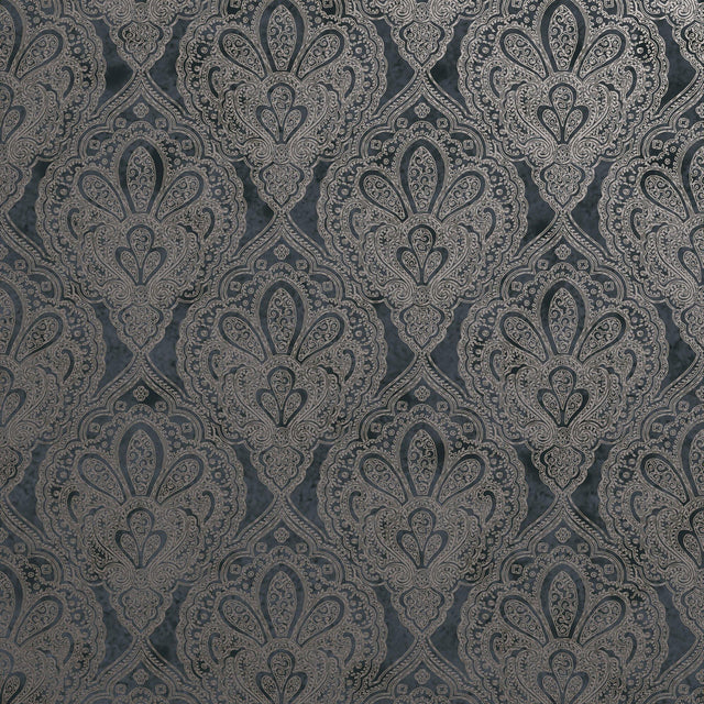 Galerie MX88035 Metallic FX 2 Damask Black Wallpaper MX88035 Black Wallpaper