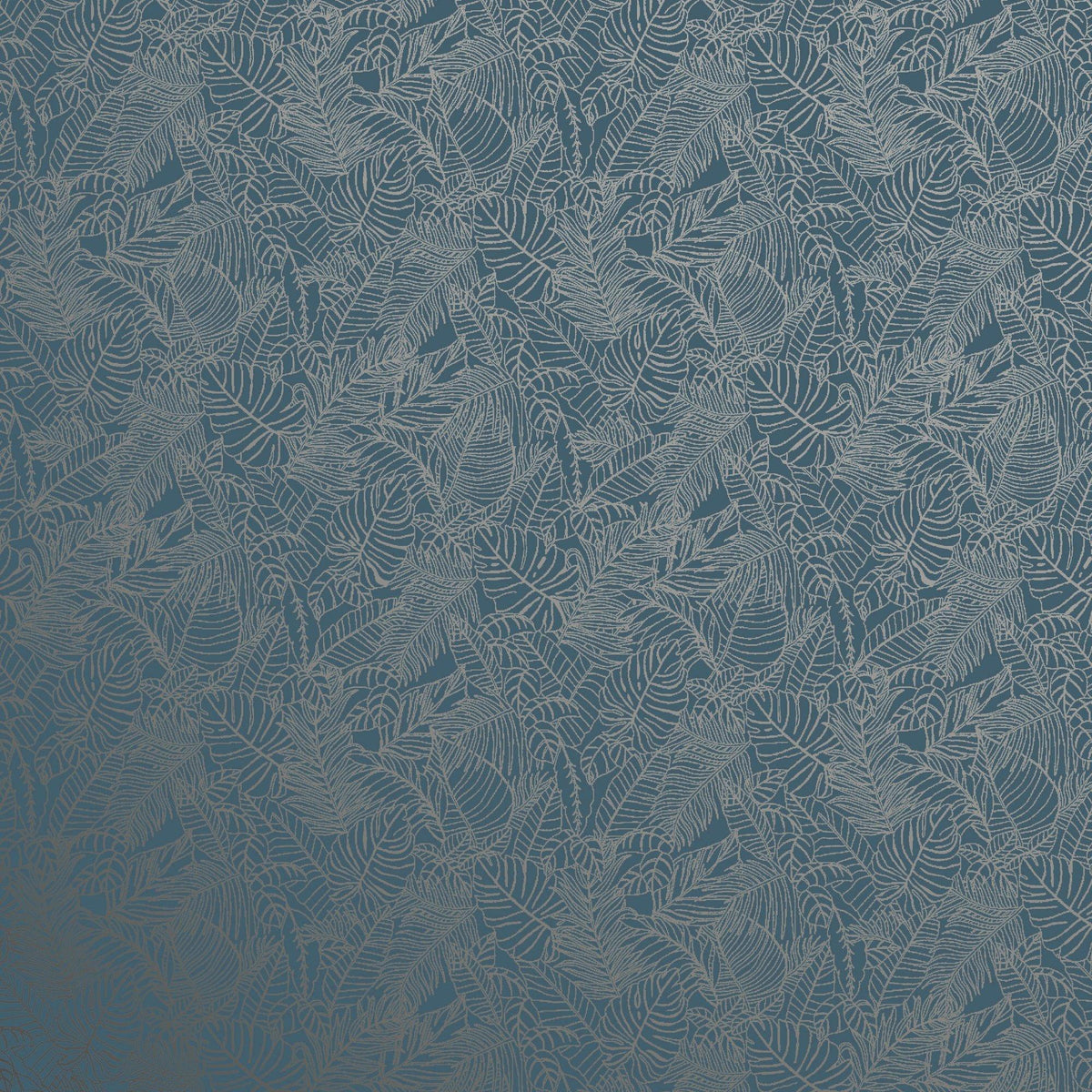 Galerie MX88044 Metallic FX 2 Shimmer Leaf Blue Wallpaper MX88044 Blue Wallpaper