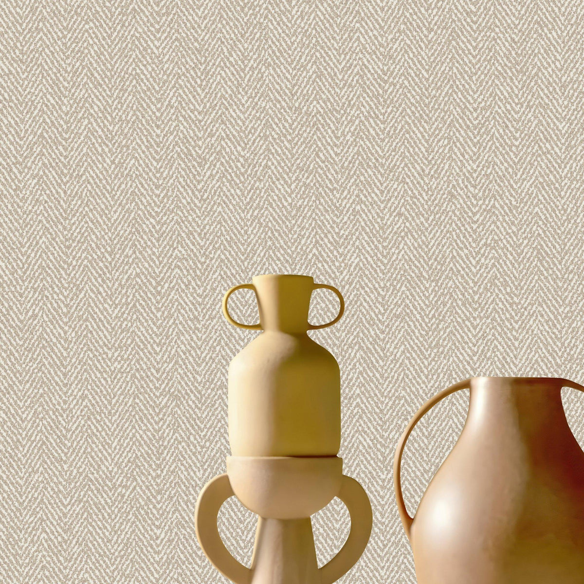 Galerie MX88054 Metallic FX 2 Chevron Beige Wallpaper MX88054 Beige Wallpaper