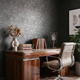 Galerie MX88076 Metallic FX 2 Horizontal Stripe Silver Grey Wallpaper MX88076 Silver Grey Wallpaper