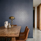 Galerie MX88082 Metallic FX 2 Square Geometric Blue Wallpaper MX88082 Blue Wallpaper
