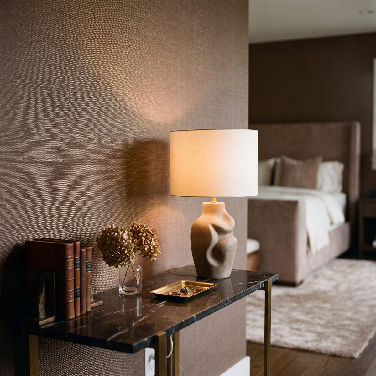 Galerie MX88093 Metallic FX 2 Plain Texture Bronze Brown Wallpaper MX88093 Bronze Brown Wallpaper