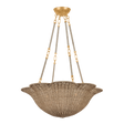 Hudson Valley Lighting Ardonia VINTAGE GOLD LEAF 28W x 10H Chandelier