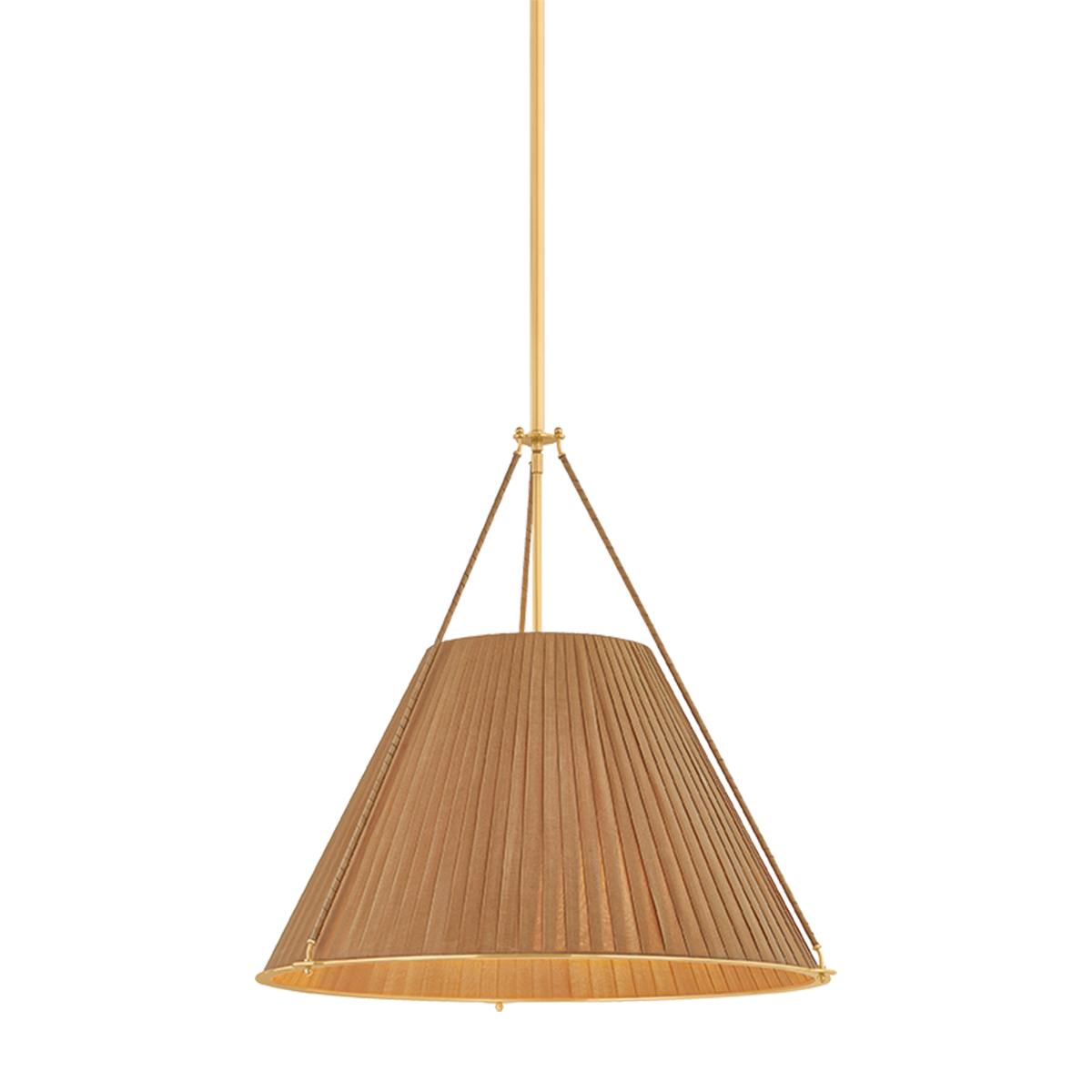 Hudson Valley Lighting Sunside AGED BRASS 26W x 24.75H Pendant