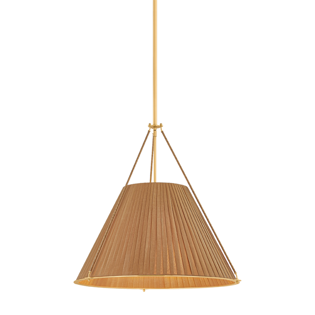 Hudson Valley Lighting Sunside AGED BRASS 26W x 24.75H Pendant