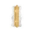 Hudson Valley Lighting Fosterdale AGED BRASS 8.25W x 18.75H Wall Sconce