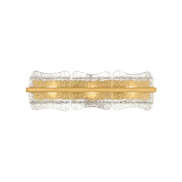 Hudson Valley Lighting Fosterdale AGED BRASS 8.25W x 27.5H Wall Sconce