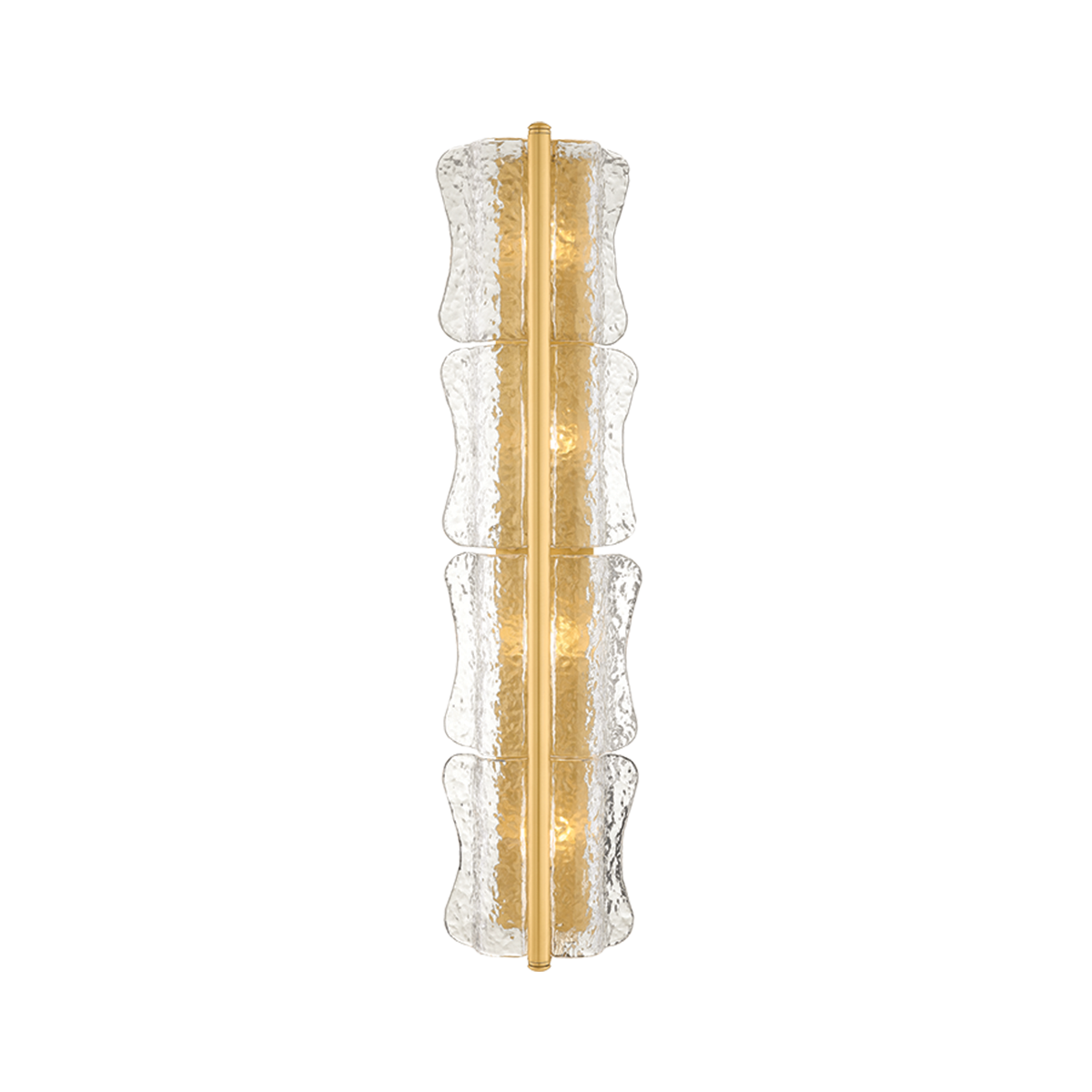 Hudson Valley Lighting Fosterdale AGED BRASS 8.25W x 36.25H Wall Sconce