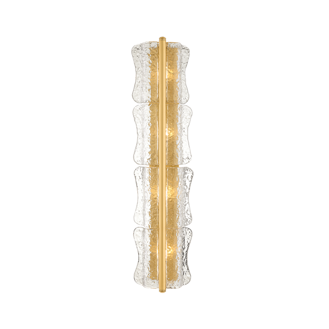 Hudson Valley Lighting Fosterdale AGED BRASS 8.25W x 36.25H Wall Sconce