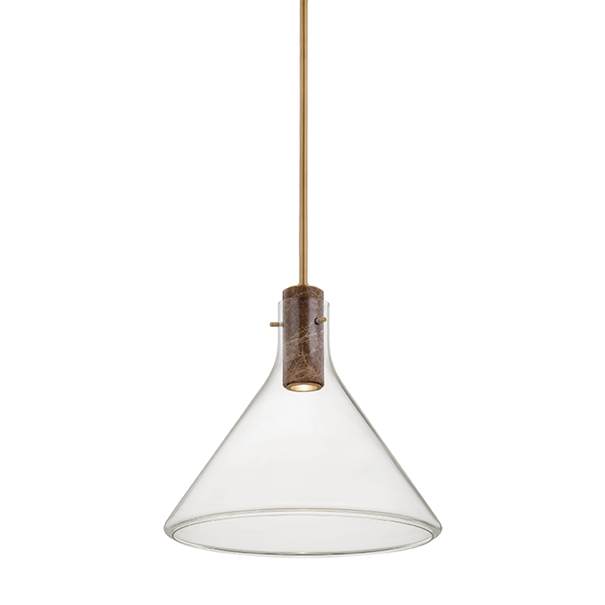 Hudson Valley Lighting West Hill PATINA BRASS 19.5W x 18.75H Pendant