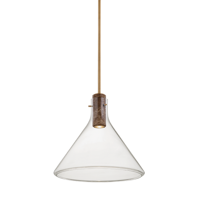 Hudson Valley Lighting West Hill PATINA BRASS 19.5W x 18.75H Pendant