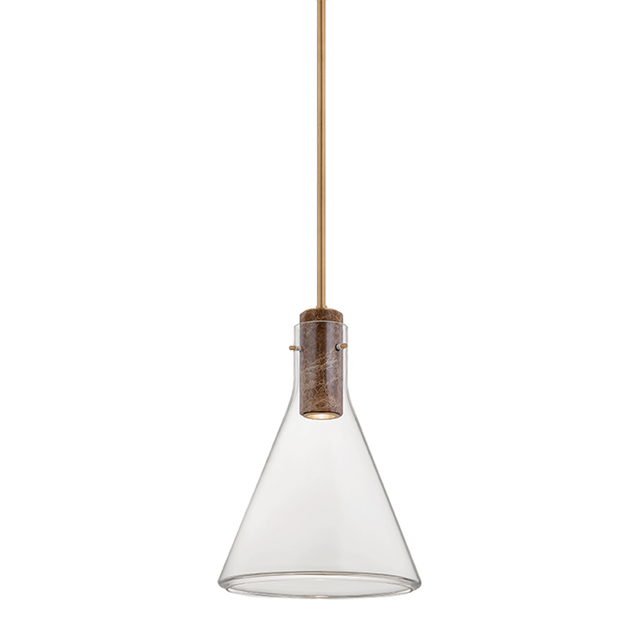 Hudson Valley Lighting West Hill PATINA BRASS 13.75W x 19.75H Pendant