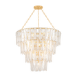 Hudson Valley Lighting Tappan VINTAGE GOLD LEAF 42W x 35H Chandelier