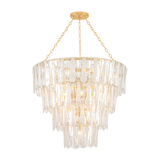 Hudson Valley Lighting Tappan VINTAGE GOLD LEAF 42W x 35H Chandelier