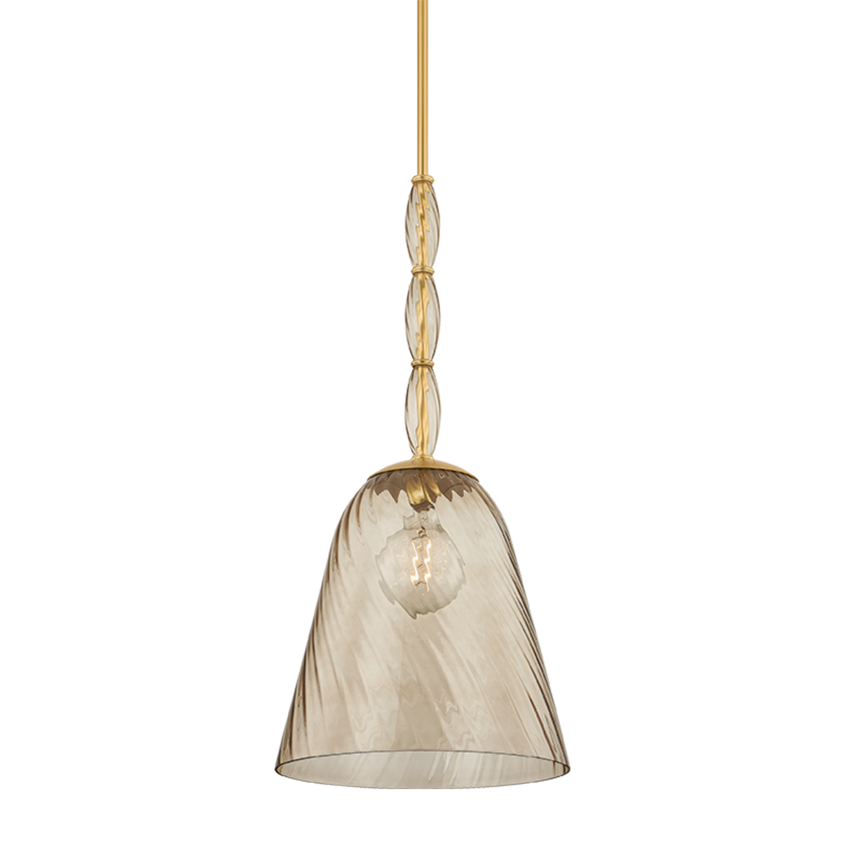 Hudson Valley Lighting Bleecker AGED BRASS 16W x 34.25H Pendant