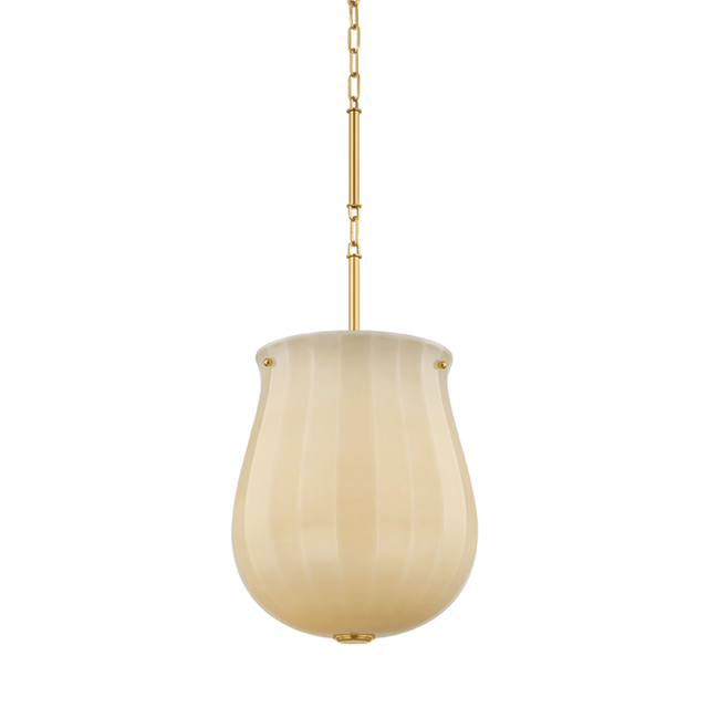 Hudson Valley Lighting Nevins AGED BRASS 14W x 22.75H Pendant