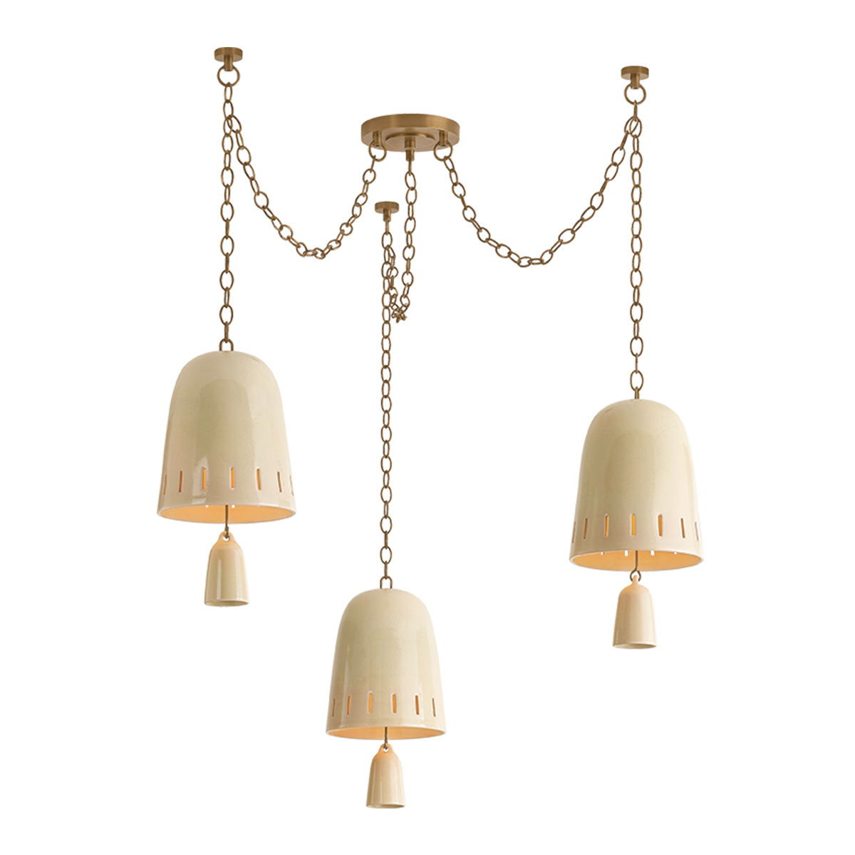 Hudson Valley Lighting Omi PATINA BRASS 36W x 17.5H Chandelier