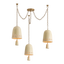 Hudson Valley Lighting Omi PATINA BRASS 36W x 17.5H Chandelier