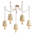Hudson Valley Lighting Omi PATINA BRASS 50W x 17.5H Chandelier