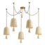 Hudson Valley Lighting Omi PATINA BRASS 50W x 17.5H Chandelier