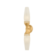 Hudson Valley Lighting Pennebrook VINTAGE GOLD LEAF 4.75W x 24H Wall Sconce