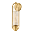 Hudson Valley Lighting Binnewater AGED BRASS 4.75W x 16.25H Wall Sconce