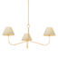 Hudson Valley Lighting Dekalb VINTAGE GOLD LEAF 48W x 21.75H Chandelier