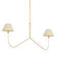 Hudson Valley Lighting Dekalb VINTAGE GOLD LEAF 10W x 60L x 26.25H Lighting