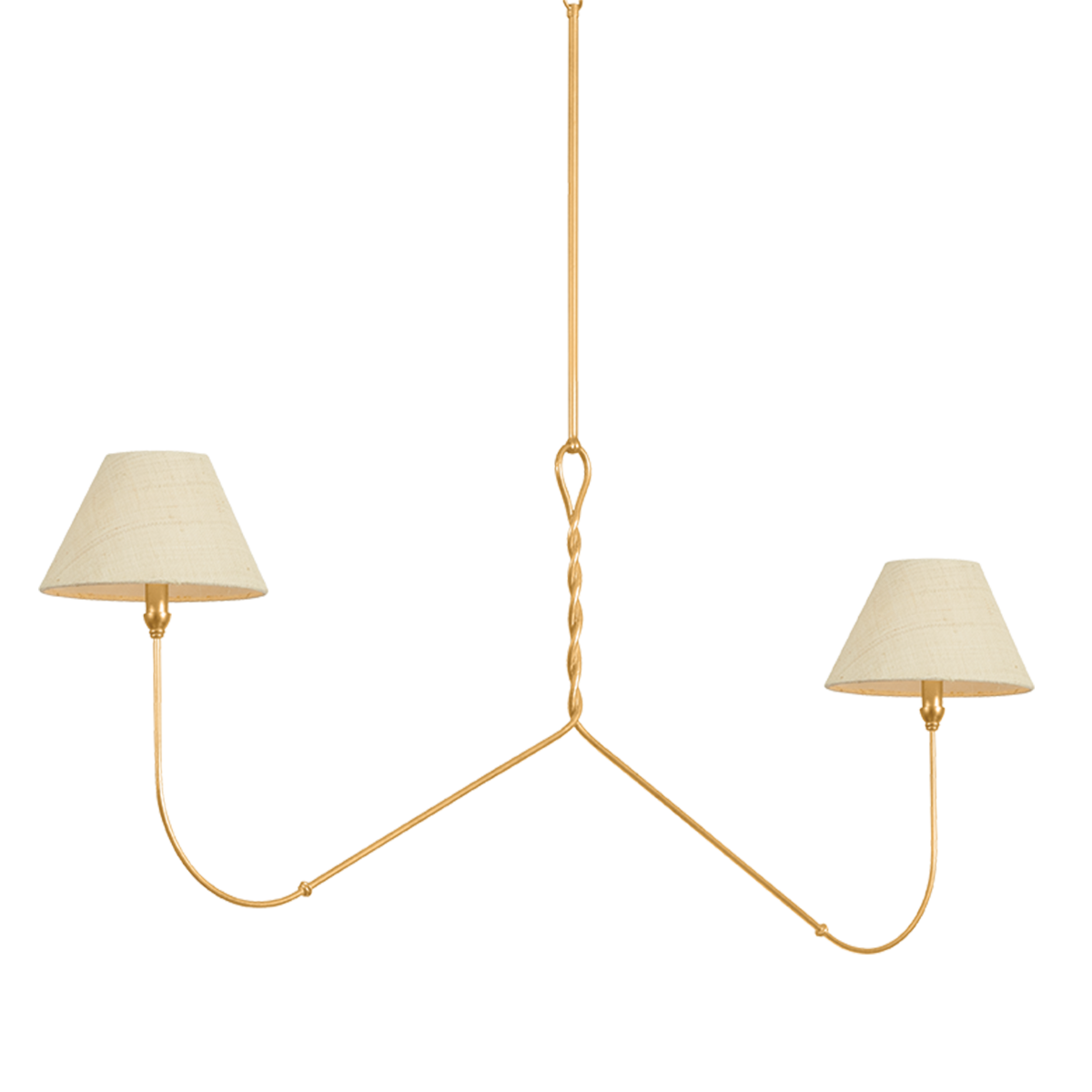 Hudson Valley Lighting Dekalb VINTAGE GOLD LEAF 10W x 60L x 26.25H Lighting