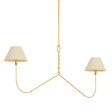 Hudson Valley Lighting Dekalb VINTAGE GOLD LEAF 10W x 60L x 26.25H Lighting