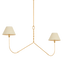 Hudson Valley Lighting Dekalb VINTAGE GOLD LEAF 10W x 60L x 26.25H Lighting