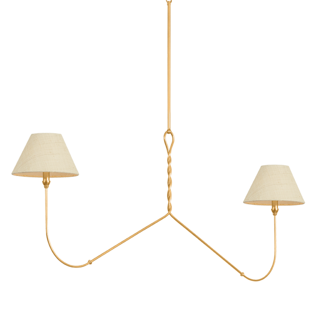 Hudson Valley Lighting Dekalb VINTAGE GOLD LEAF 10W x 60L x 26.25H Lighting