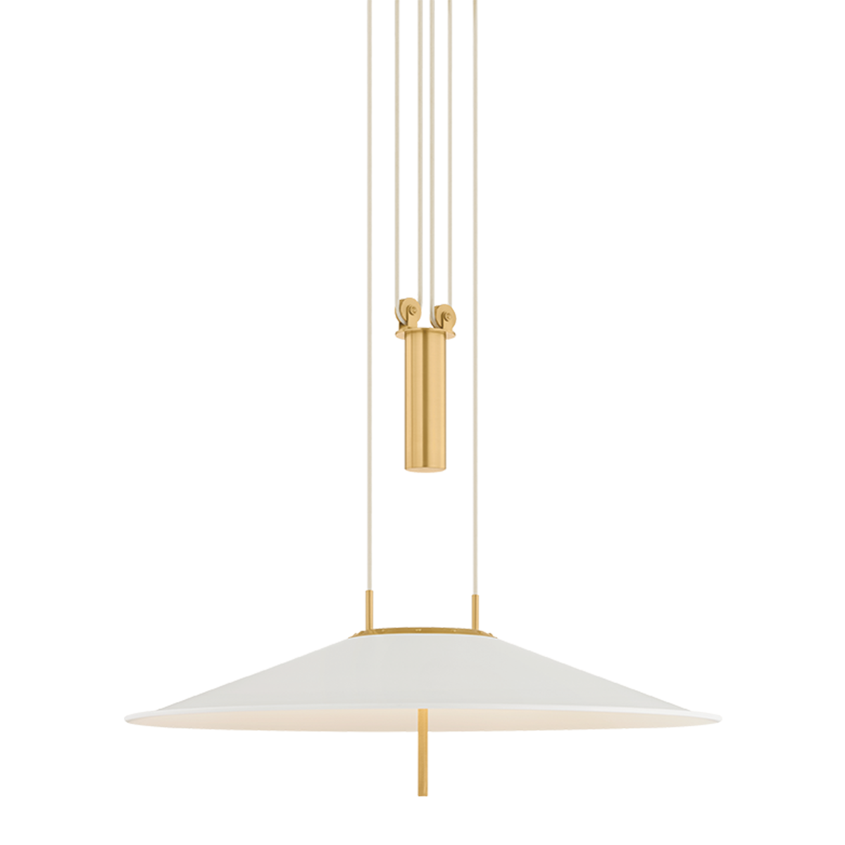 Hudson Valley Lighting Emmons AGED BRASS 30W x 6.75H Pendant
