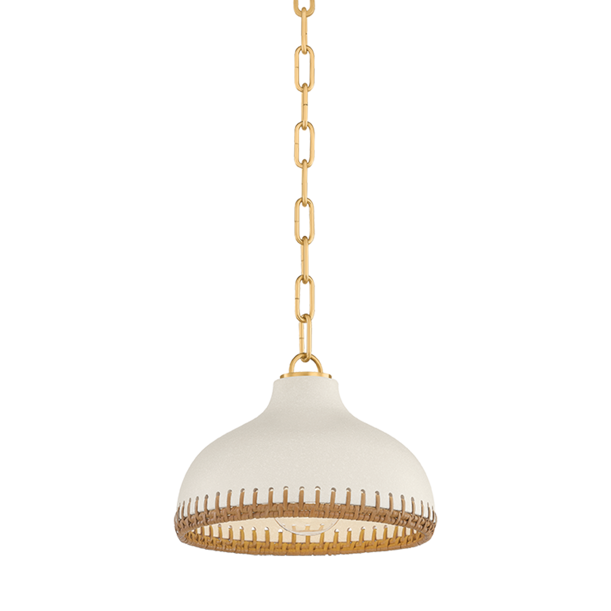 Hudson Valley Lighting Southfields AGED BRASS 10.25W x 7.5H Pendant