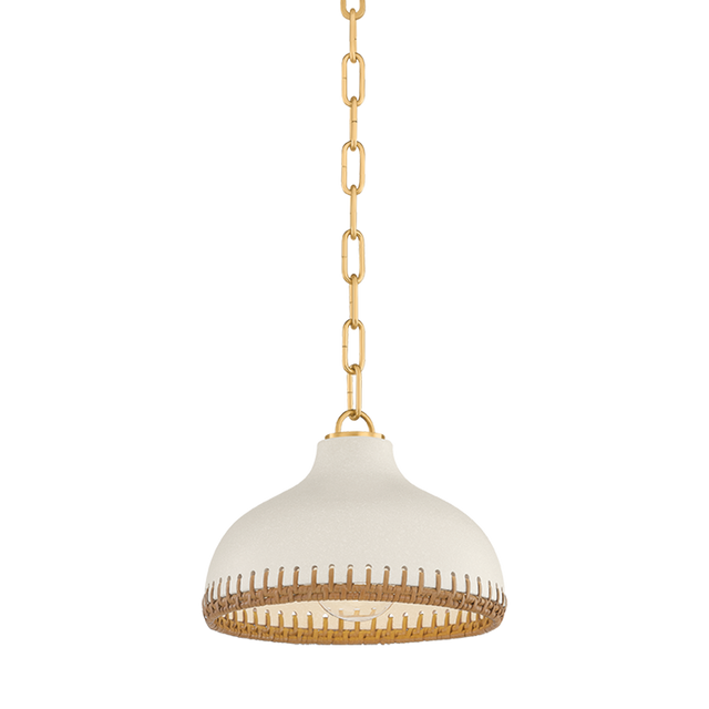 Hudson Valley Lighting Southfields AGED BRASS 10.25W x 7.5H Pendant