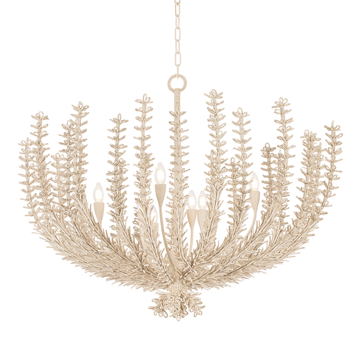 Corbett Lighting Pedrillo Cream Plaster 44W x 37H Chandelier