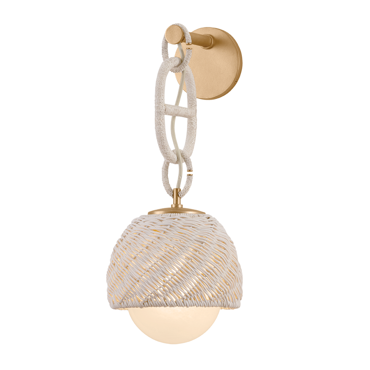 Corbett Lighting Piasu CHAMPAGNE LEAF 8.5W x 23H Wall Sconce