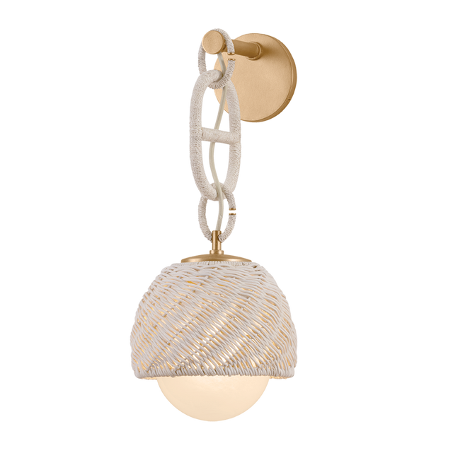 Corbett Lighting Piasu CHAMPAGNE LEAF 8.5W x 23H Wall Sconce