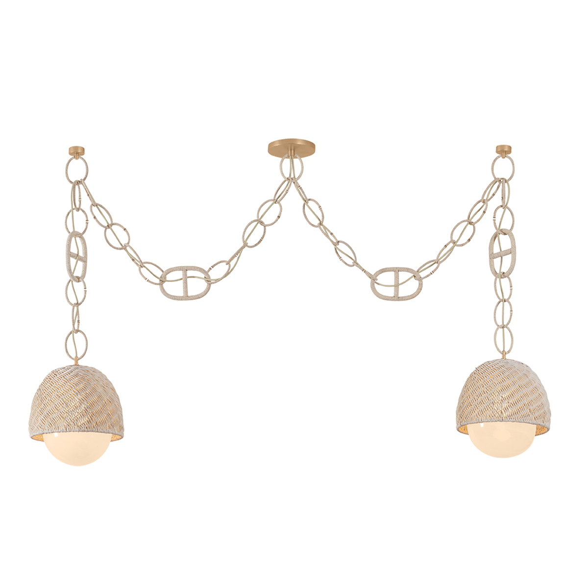 Corbett Lighting Piasu CHAMPAGNE LEAF 12.5W x 67.5L x 41.25H Lighting