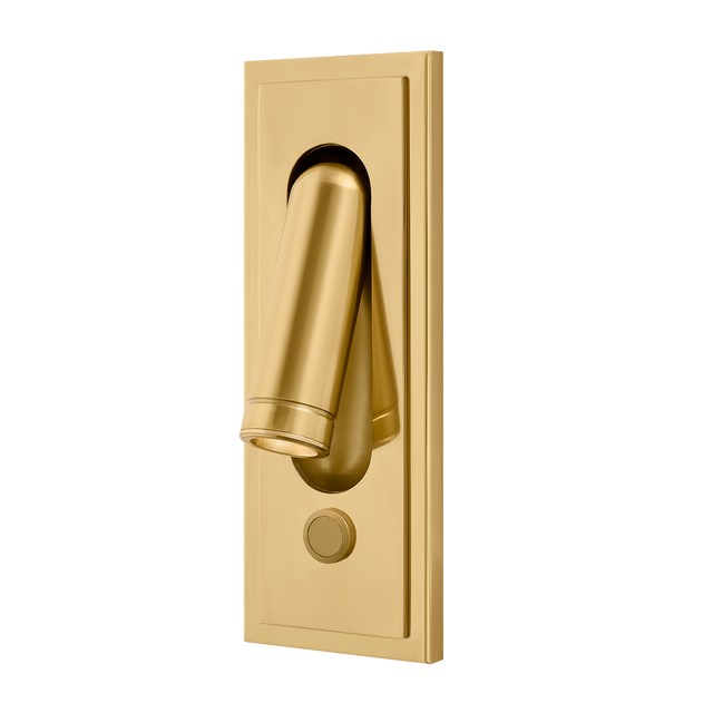 Hudson Valley Lighting Parsons AGED BRASS 2.5W x 7H Wall Sconce