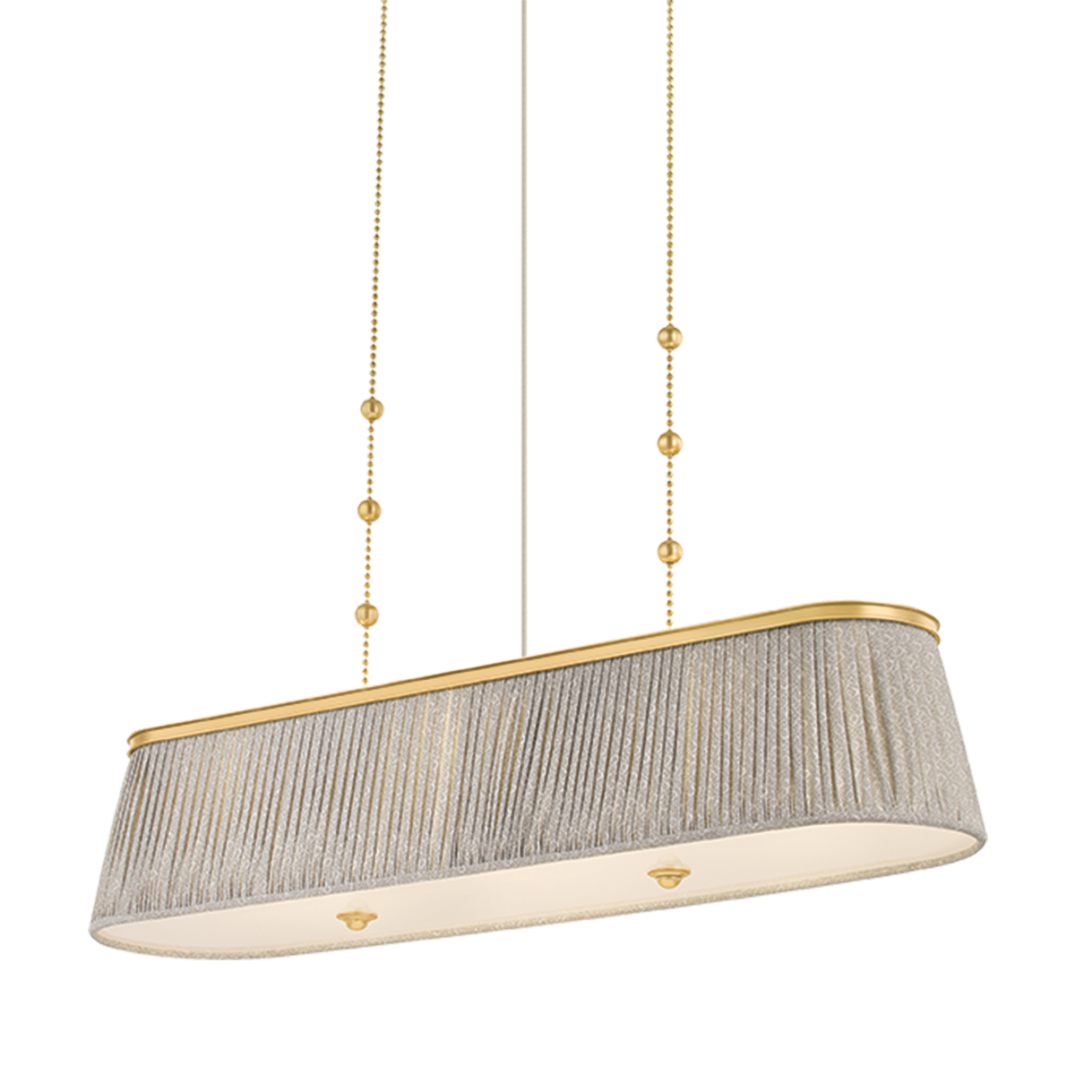 Hudson Valley Lighting Valeria AGED BRASS 48.75W x 10.25H Lighting