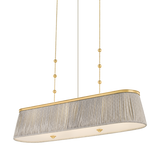 Hudson Valley Lighting Valeria AGED BRASS 48.75W x 10.25H Lighting