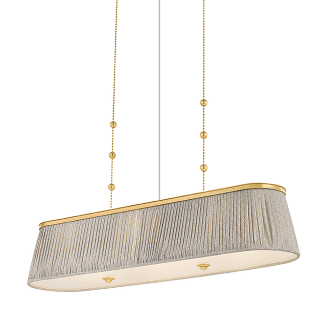 Hudson Valley Lighting Valeria AGED BRASS 48.75W x 10.25H Lighting