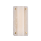 Hudson Valley Lighting Sunnybrook AGED BRASS 6.5W x 12.25H Wall Sconce