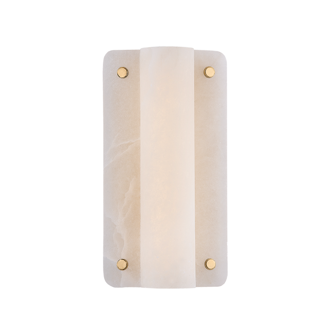 Hudson Valley Lighting Sunnybrook AGED BRASS 6.5W x 12.25H Wall Sconce