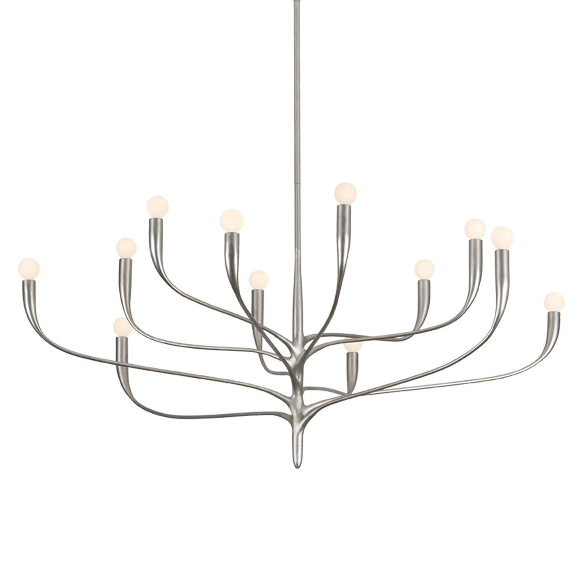 Hudson Valley Lighting Labra WARM SILVER LEAF 51.5W x 20.5H Chandelier