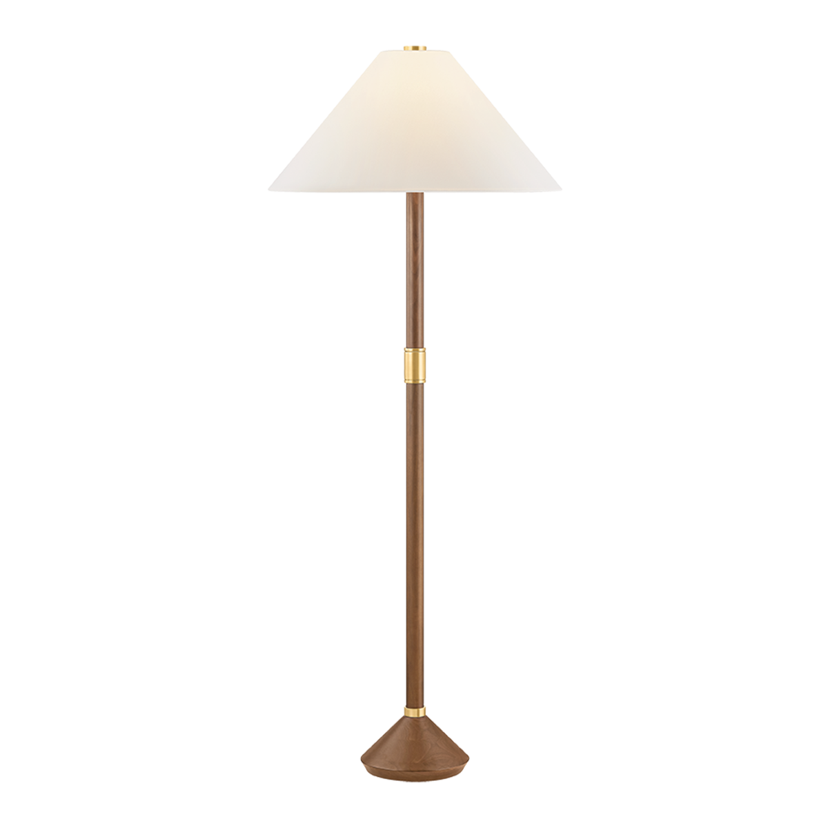 Hudson Valley Lighting Merrimack AGED BRASS 25.5W x 64.5H Floor Lamp