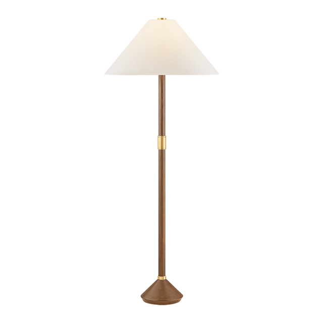 Hudson Valley Lighting Merrimack AGED BRASS 25.5W x 64.5H Floor Lamp